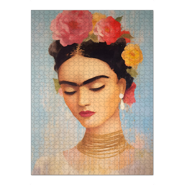 Puzzle Ravensburger "Frida's dream" artboxONE - Floral,Menschen,Fashion