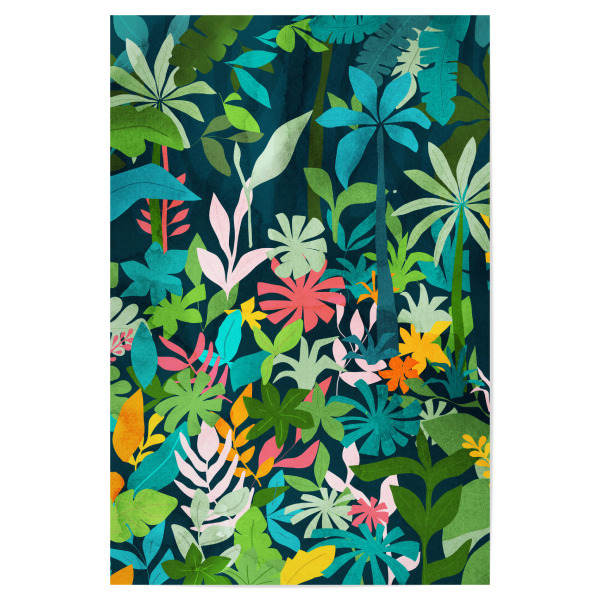 Poster 30x20 cm "Der Mitternachtsdschungel" artboxONE - Natur