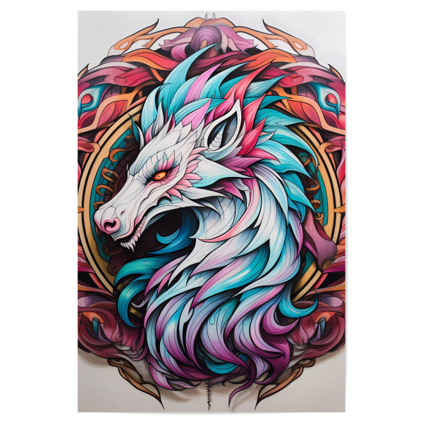 Poster 30x20 cm "Mandala - Mystisch - Amethyst" artboxONE - Tiere,Abstrakt,Fiktion