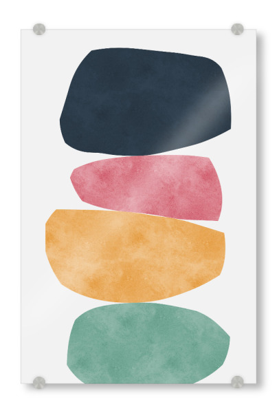 Acrylglasbild "Expressionistische Formen G" artboxONE - Abstrakt,Geometrie