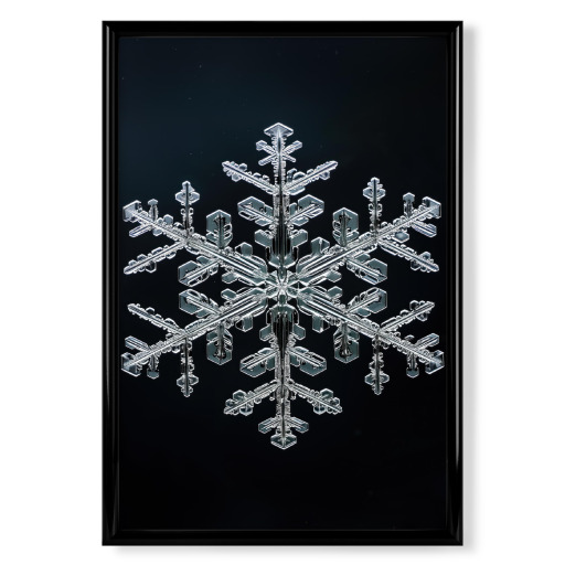 Schneeflocken-Makro Schneeflocken-Makro