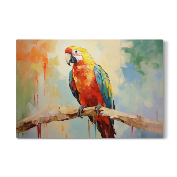 Galerie-Print "Bemalter Ara-Papagei" 30x20 cm artboxONE