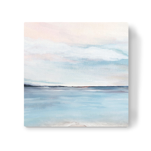 Leinwandbild "Küstenlinie I" artboxONE - Abstrakt,Reise / Strand und Meer - Meer,Strand,Küste,Meer