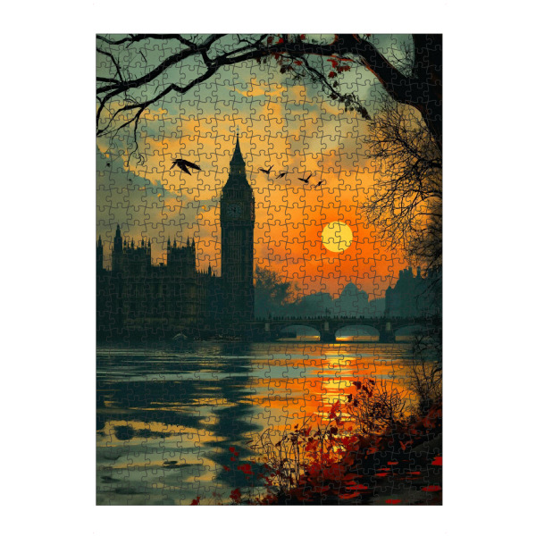 artboxONE Puzzle "London in der Abenddämmerung" artboxONE - Städte / London,Reise,Architektur