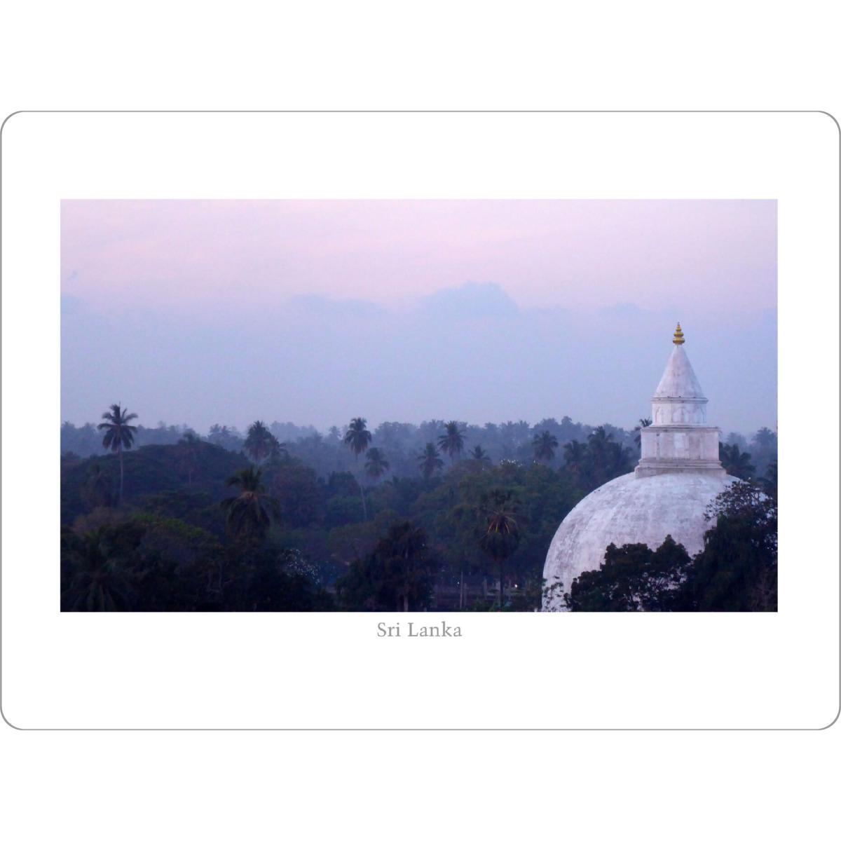 Tischset "Sri Lanka Tempel @ Sunset" artboxONE - Reise,Architektur,Reise / Asien,Reise / Länder