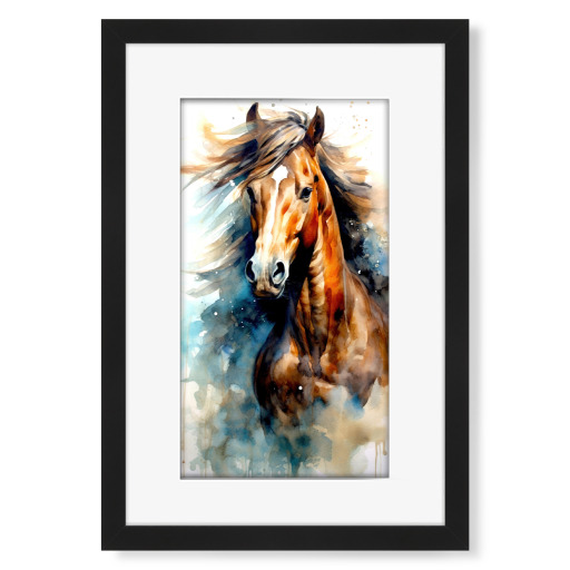 Pferd Aquarellkunst F