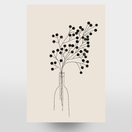 Minimalistisches Stillleben