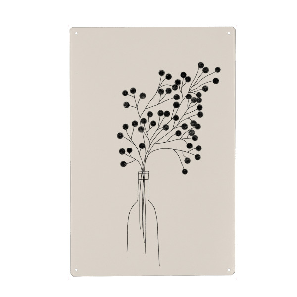 Metall Poster "Minimalistisches Stillleben" artboxONE - Abstrakt