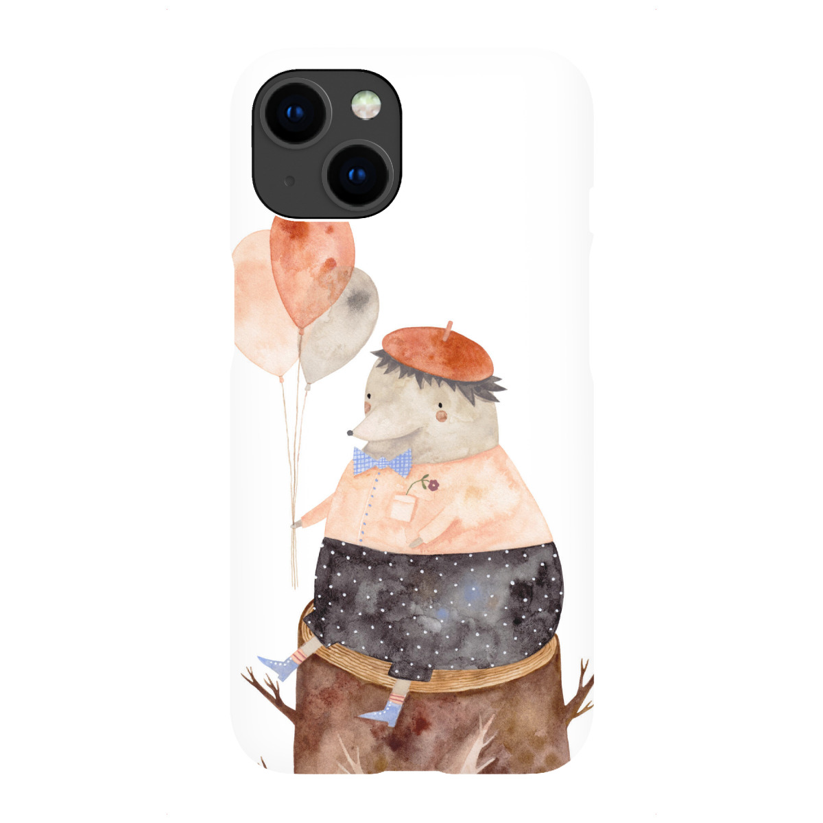 iPhone "Voglhuber - Maulwurf mit Ballons" Premium-Case Handyhülle artboxONE