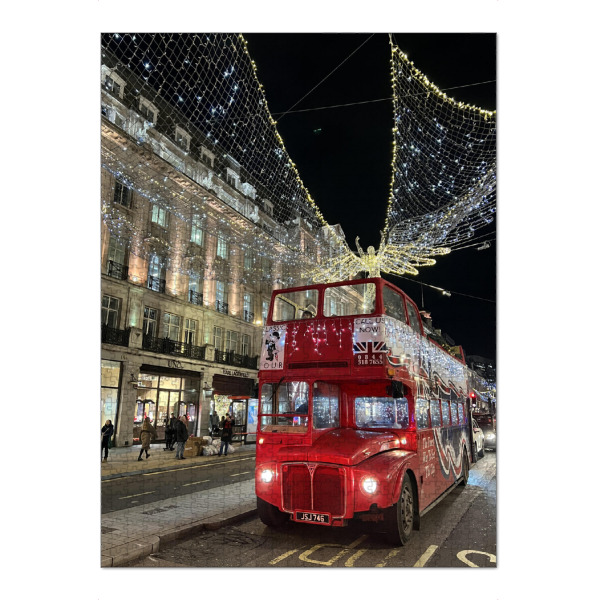 Puzzle Ravensburger "LDN-WEIHNACHTEN" artboxONE - Städte / London,Städte / New York,Reise,Menschen,Architektur