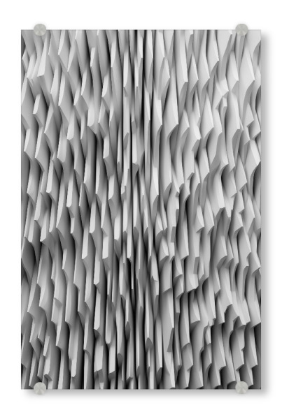 Acrylglasbild "Moderne Dimension" artboxONE - Abstrakt,Schwarzweiß,Geometrie
