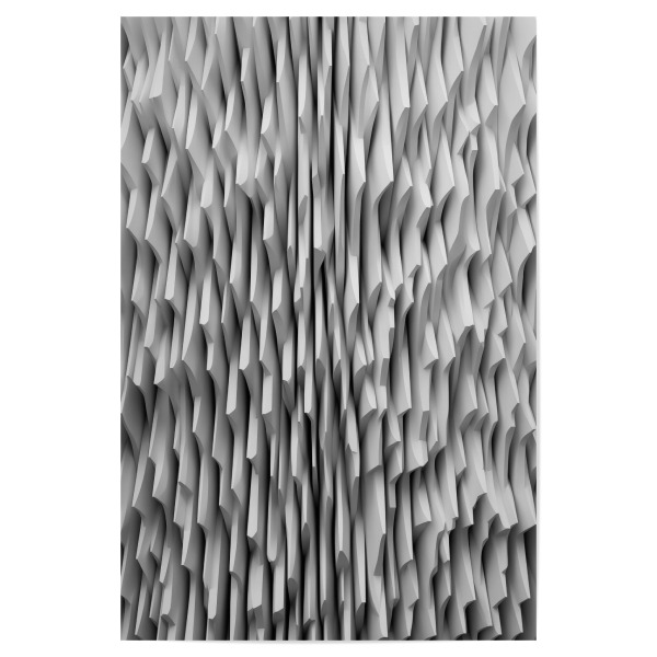 Poster 30x20 cm "Moderne Dimension" artboxONE - Abstrakt,Schwarzweiß,Geometrie