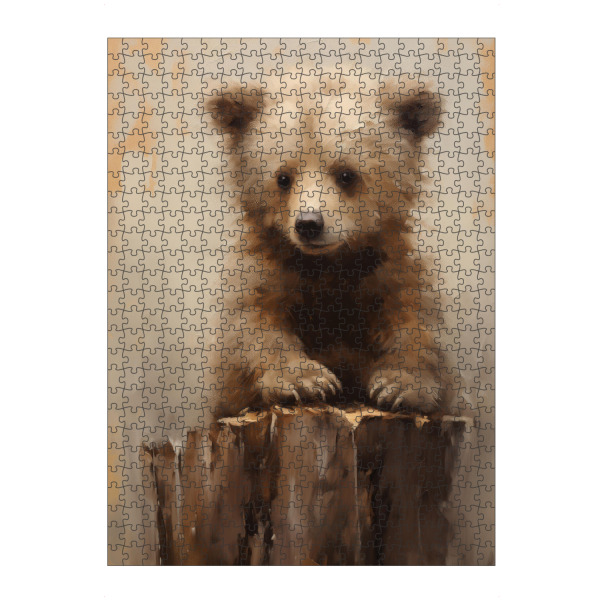 Puzzle Ravensburger "Baby Braunbär" artboxONE - Natur,Tiere