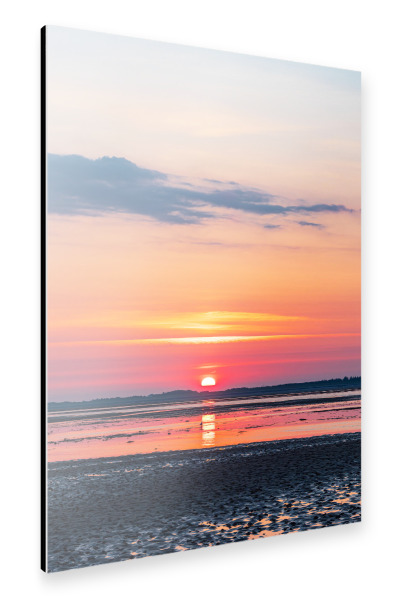 Alu-Dibond "Sonnenaufgang und Schlick" 30x20 cm artboxONE