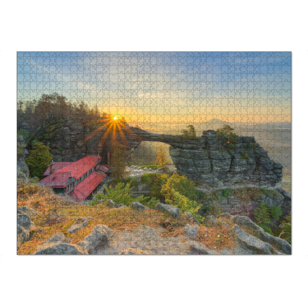 Puzzle Ravensburger "Prebischtor in Tschechien" artboxONE - Natur,Reise,Reise / Länder
