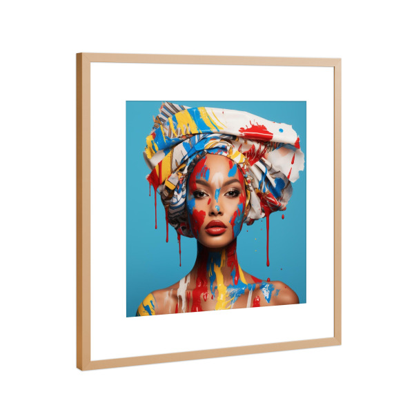 Poster mit Rahmen Kupfer "ALABAMA SCHÖNHEIT" artboxONE - Menschen,Liebe,Fashion,Festivals - Alabama,Mode,Frau,Schönheit,Popart