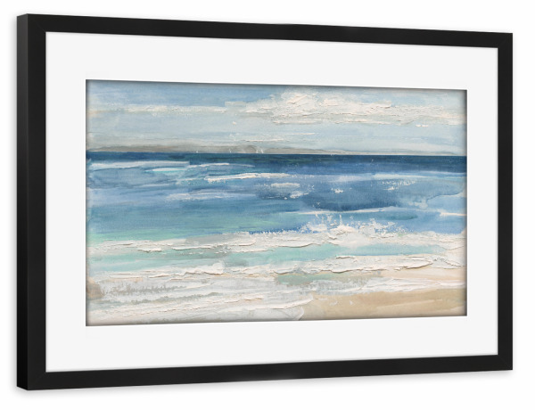 Poster mit Rahmen schwarz "Meereswellen I" artboxONE - Abstrakt,Reise / Strand und Meer - Strand,Meer,Küste,Küste,Meer