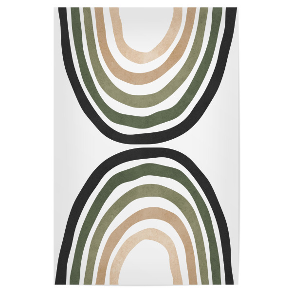 Poster 30x20 cm "Boho lines D" artboxONE - Abstrakt,Geometrie