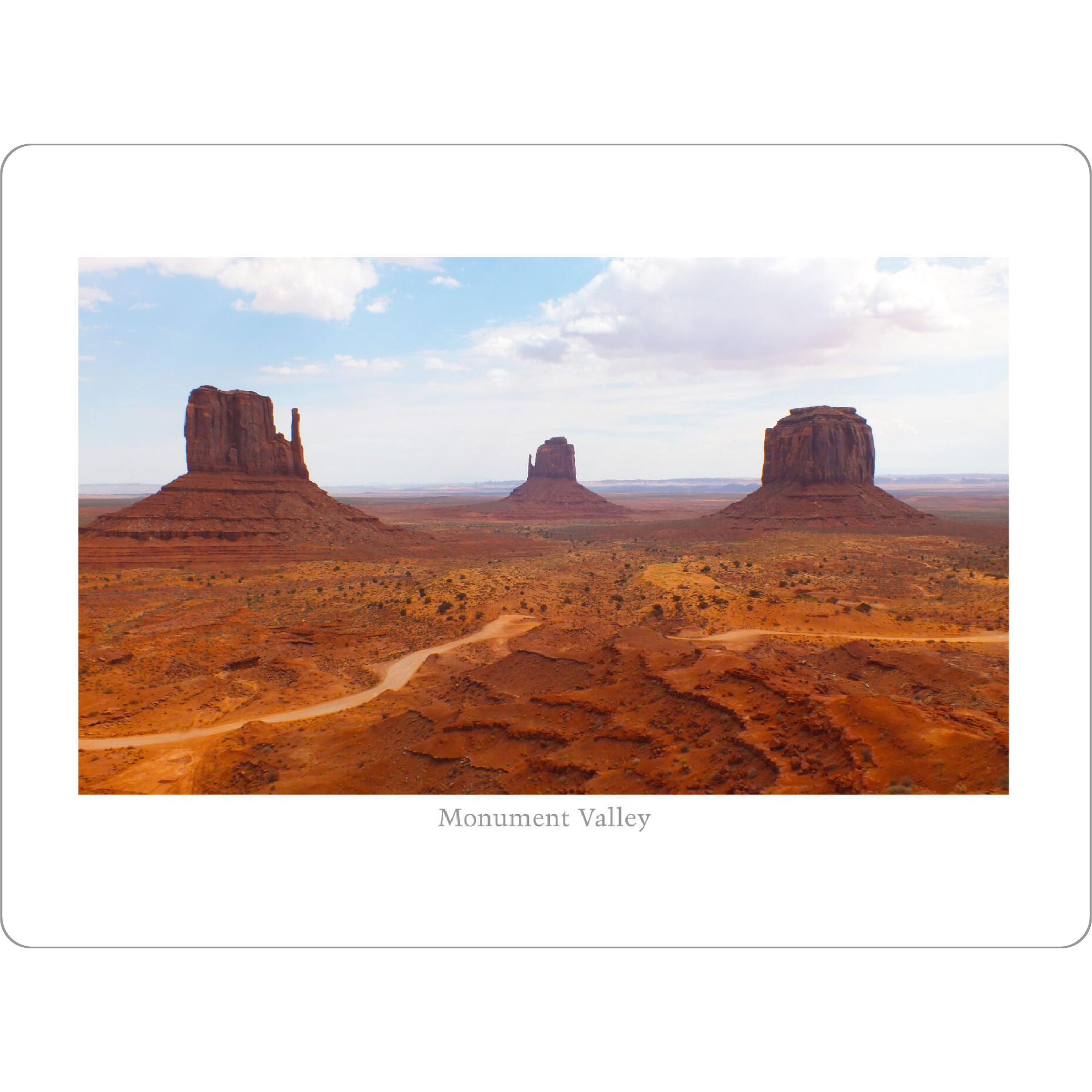 Tischset "Monument Valley@Navajo Reservation" artboxONE - Natur,Reise,Reise / Länder