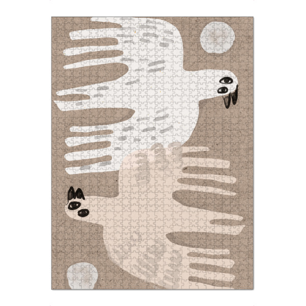 Puzzle Ravensburger "Tanz Der Tauben" artboxONE - Tiere,Abstrakt