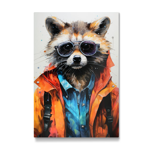 Galerie-Print "Waschbär Tierkunst A" 30x20 cm artboxONE