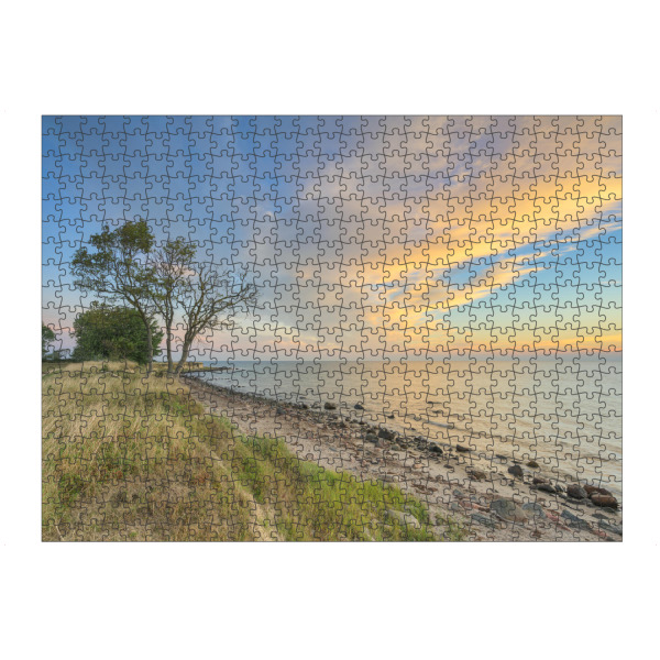 Puzzle Ravensburger "Steilküste Staberhuk auf Fehmarn" artboxONE - Natur,Reise,Reise / Strand und Meer