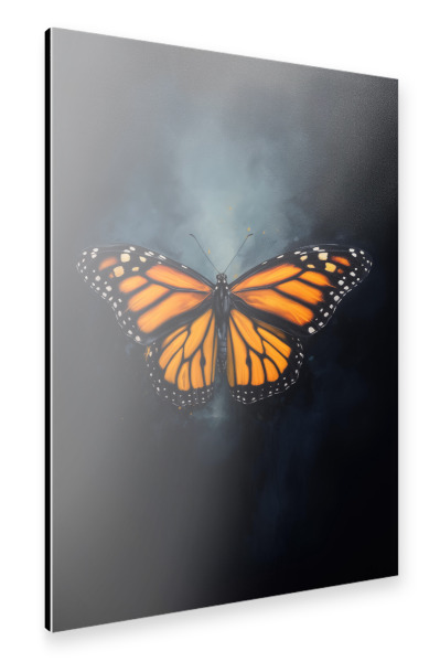 Alu-Dibond "Monarchfalter" 30x20 cm artboxONE