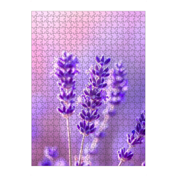 artboxONE Puzzle "Lavendel vibes" artboxONE - Floral,Liebe,Ultraviolet