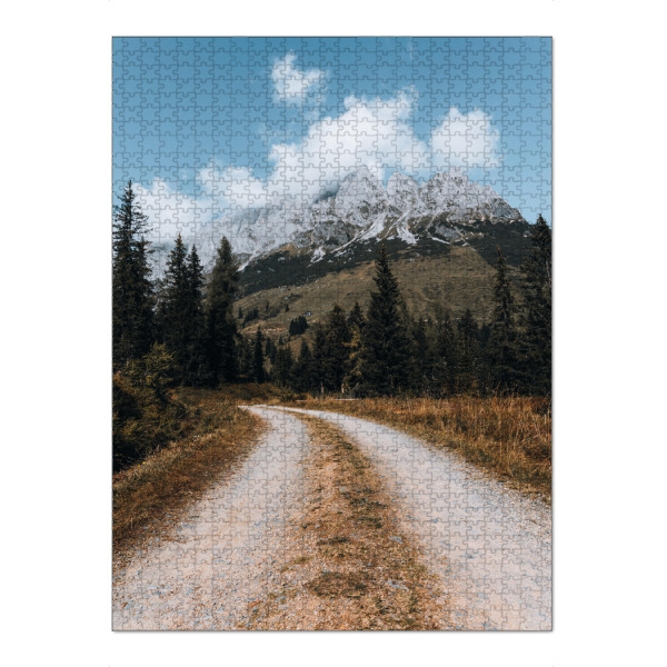 Puzzle Ravensburger "I'm on my Way" artboxONE - Natur,Reise,Reise / Länder - Mountain,Berg,Weg,Way,Hiking,Trail,Wandern,Austria,österreich