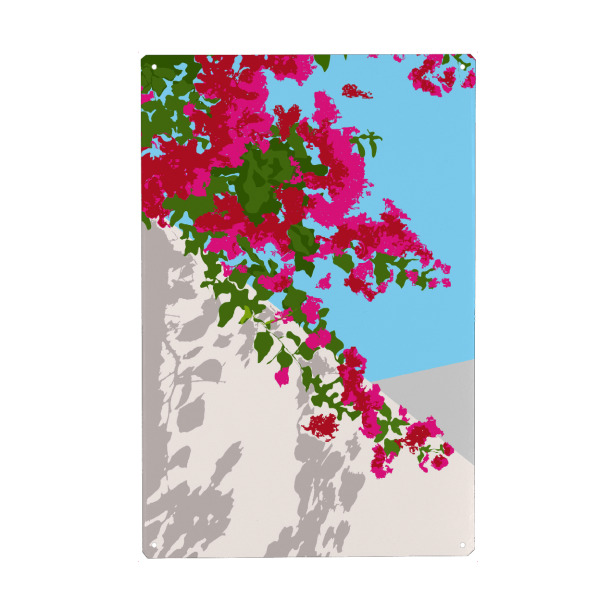 Holzbild "Bougainvillea-Blüte" artboxONE - Floral