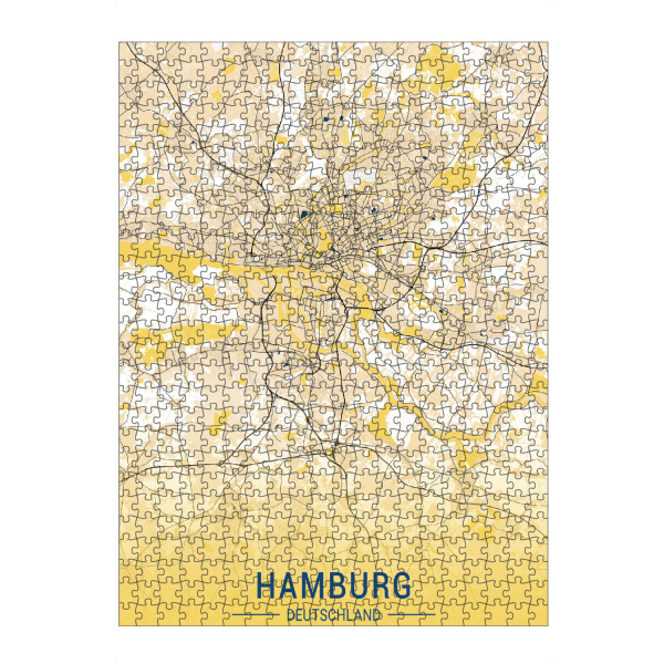 artboxONE Puzzle "Hamburger City" artboxONE - Städte / Hamburg,Kartografie