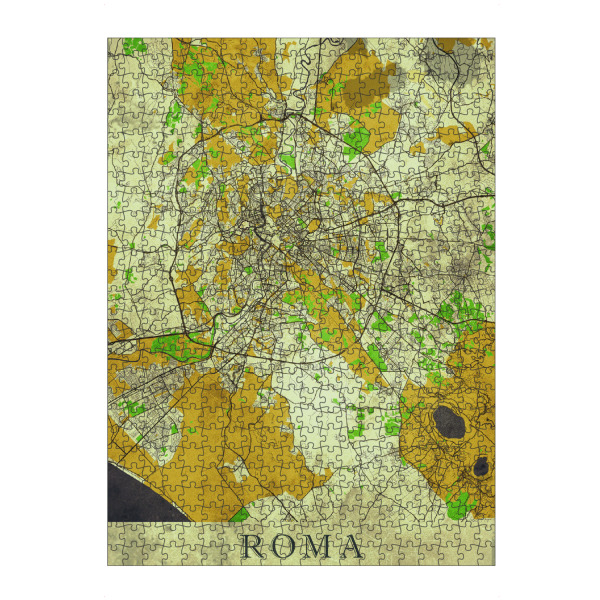 artboxONE Puzzle "Rom Vintage City Map" artboxONE - Städte / Rom,Kartografie