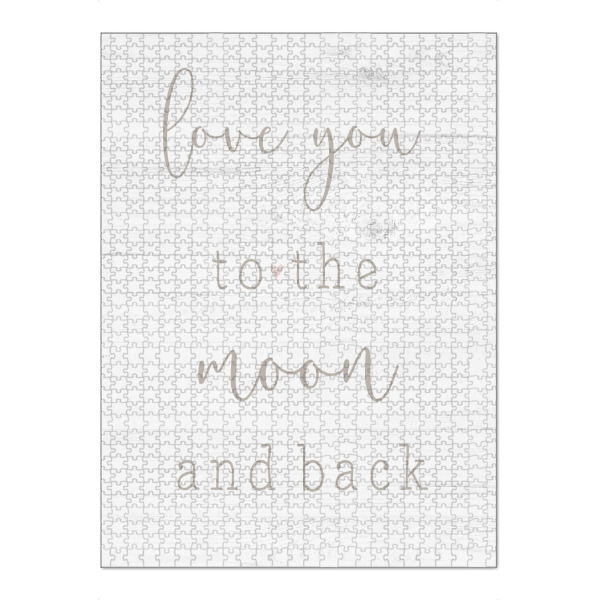 Puzzle Ravensburger "Liebe zum Mond" artboxONE - Typografie,Liebe - Liebe,Mond,Typo,Typografie - Bild liebe