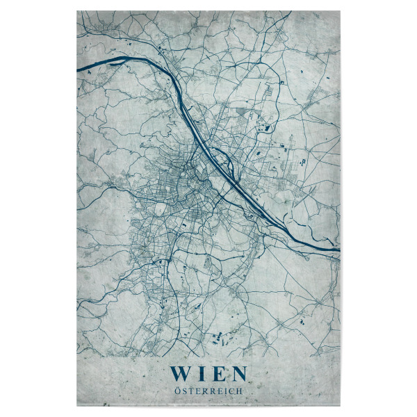 Poster 30x20 cm "Vintage CityMap von Wien" artboxONE - Städte / Wien,Kartografie