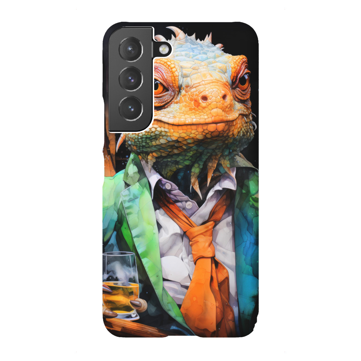 Samsung Galaxy "Chamäleon-Tierkunst A" Premium-Case Handyhülle artboxONE