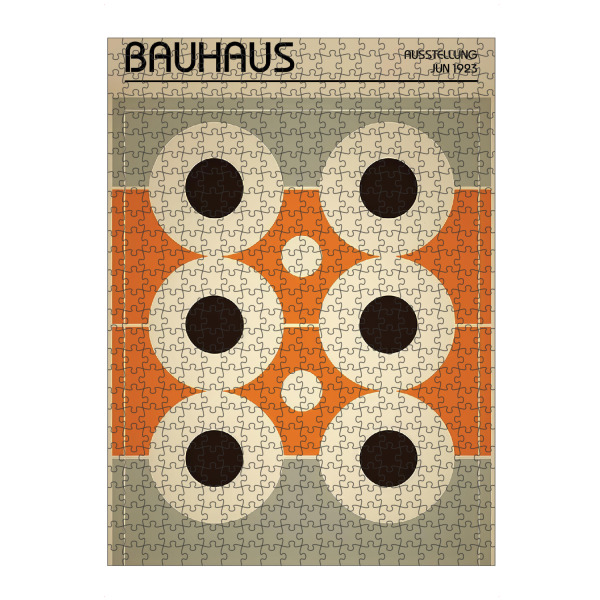 artboxONE Puzzle "Bauhaus Retro Motiv" artboxONE - Typografie,Abstrakt,Geometrie