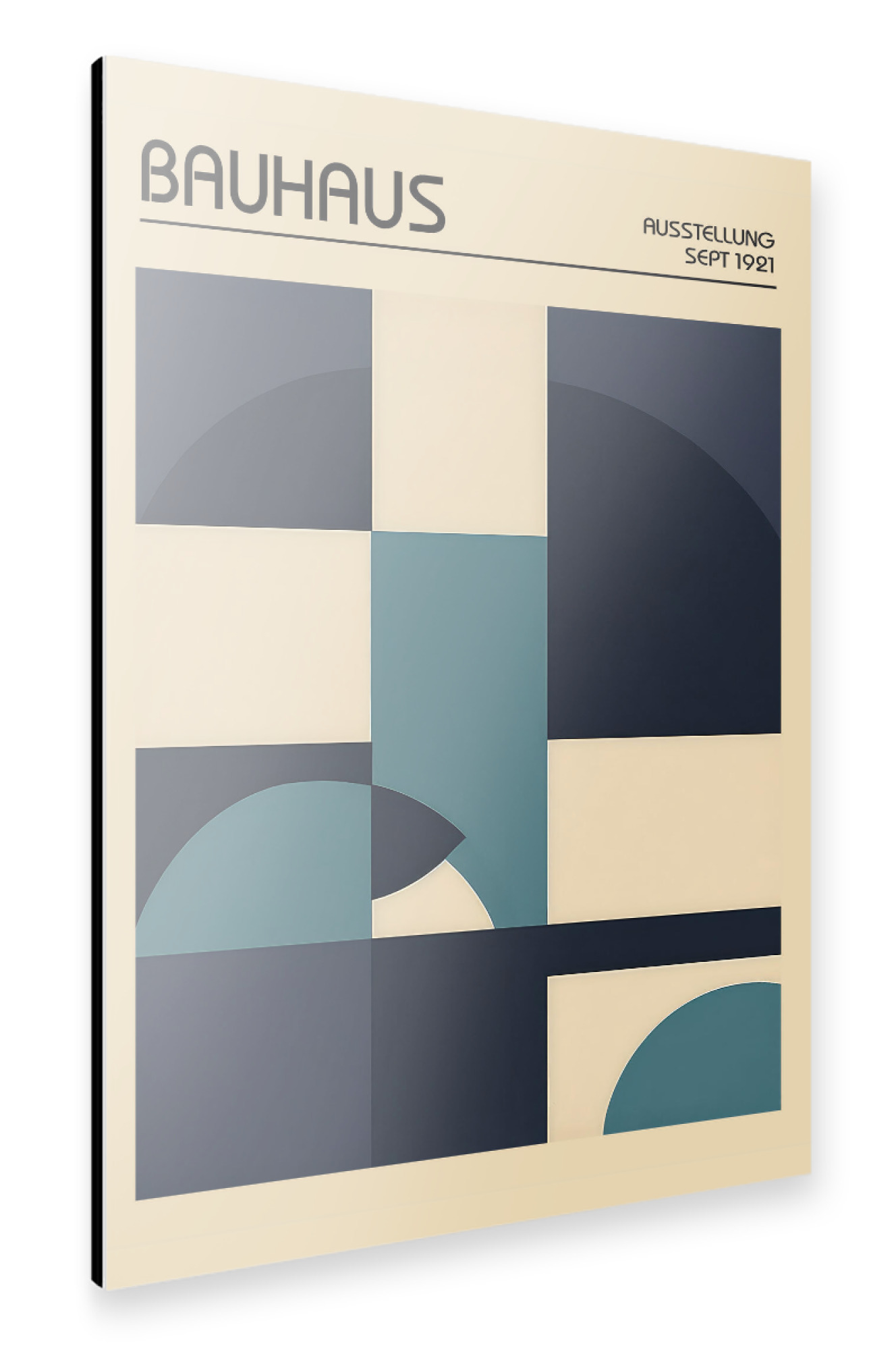 Alu-Dibond "Bauhaus - Geometrisch" 75x50 cm artboxONE
