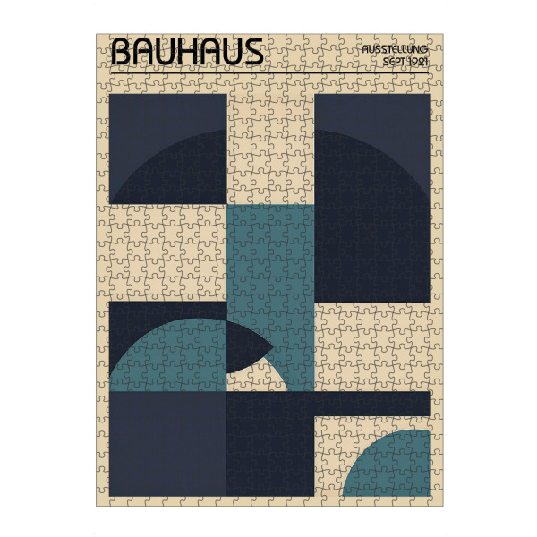 artboxONE Puzzle "Bauhaus - Geometrisch" artboxONE - Typografie,Abstrakt,Geometrie
