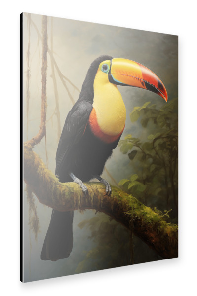Alu-Dibond "Tukan-Porträt" 30x20 cm artboxONE