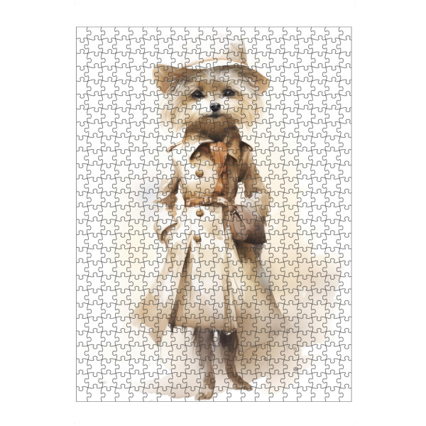artboxONE Puzzle "Modeterrier" artboxONE - Tiere,Fashion,Lustig