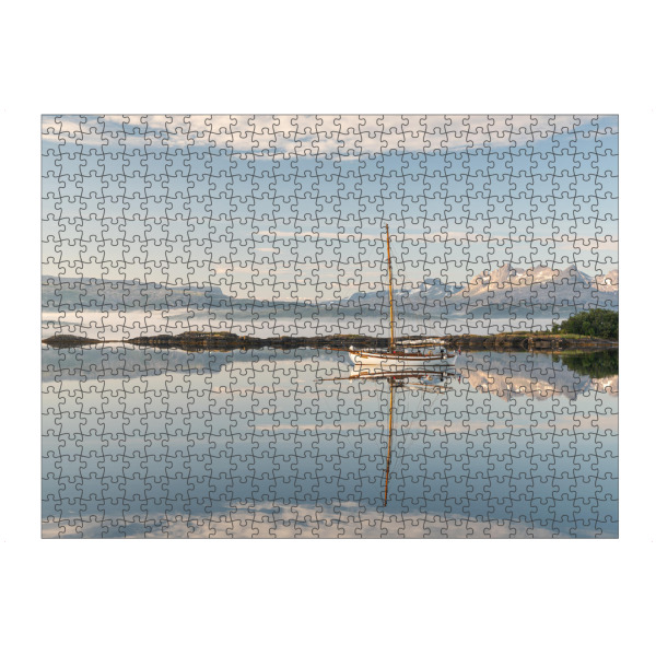 Puzzle Ravensburger "Friedliches Boot" artboxONE - Natur,Reise,Reise / Länder