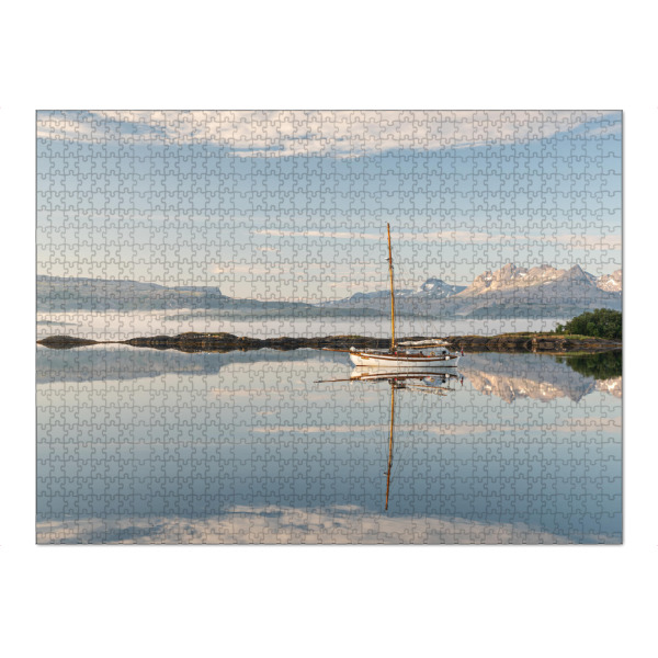 Puzzle Ravensburger "Friedliches Boot" artboxONE - Natur,Reise,Reise / Länder