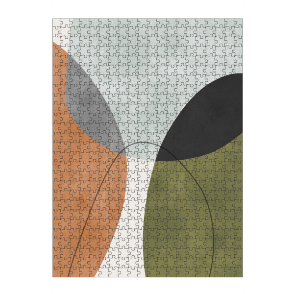 Puzzle Ravensburger "Colorful boho shapes A" artboxONE - Abstrakt,Geometrie