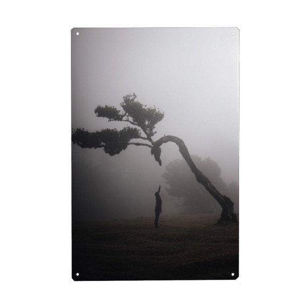 Holzbild "A Misty Connection" artboxONE - Natur,Reise,Menschen