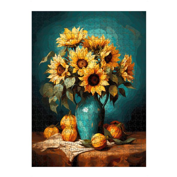 artboxONE Puzzle "Sonnenblumen Deko" artboxONE - Floral