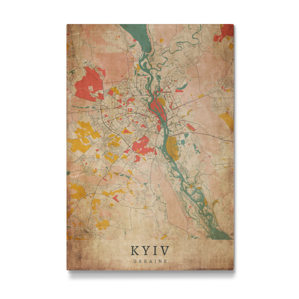 Galerie-Print "Vintage Kiew Map" 30x20 cm artboxONE