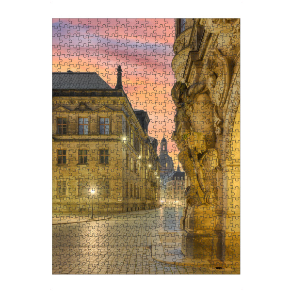 Puzzle Ravensburger "Augustusstraße Dresden am Morgen" artboxONE - Reise,Architektur,Städte / Dresden