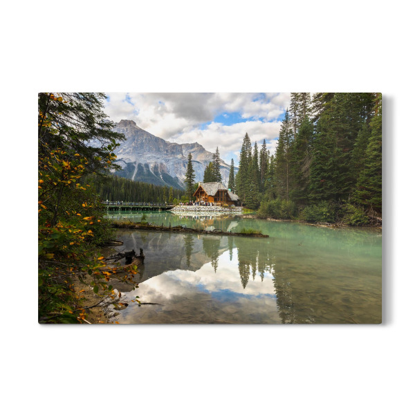 Galerie-Print "Haus am Emerald Lake" 30x20 cm artboxONE