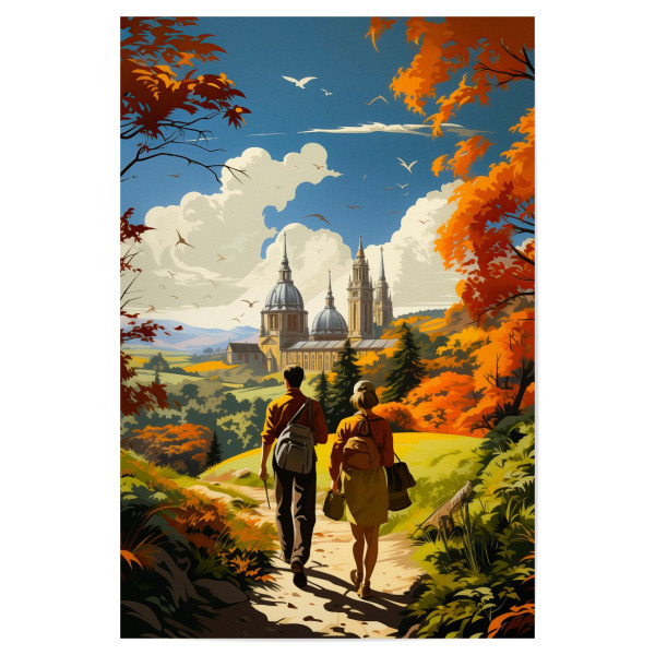 Poster 30x20 cm "Ein Oxford-Abenteuer" artboxONE - Städte,Natur,Liebe