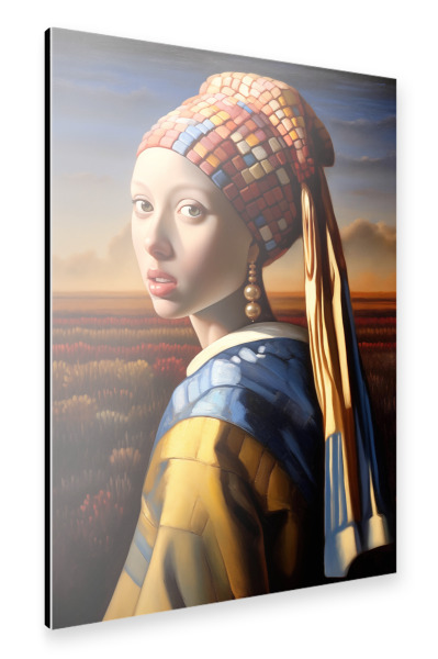 Alu-Dibond "Die Perlenohrringe" 30x20 cm artboxONE